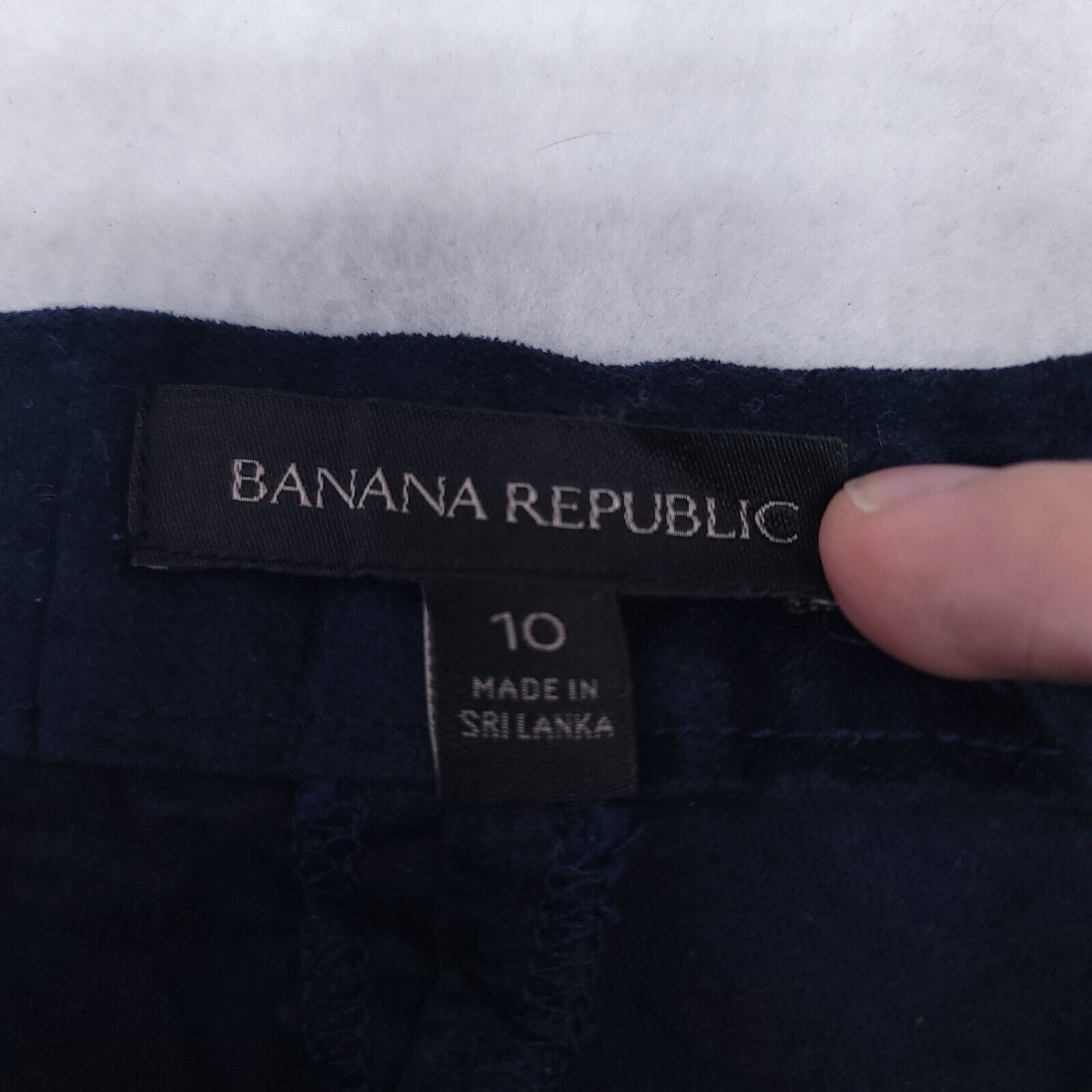 Banana Republic Banana Republic Casual Pull On Pants Womens Size 10 Blue Size 32" / US 10 / IT 46 - 3 Thumbnail