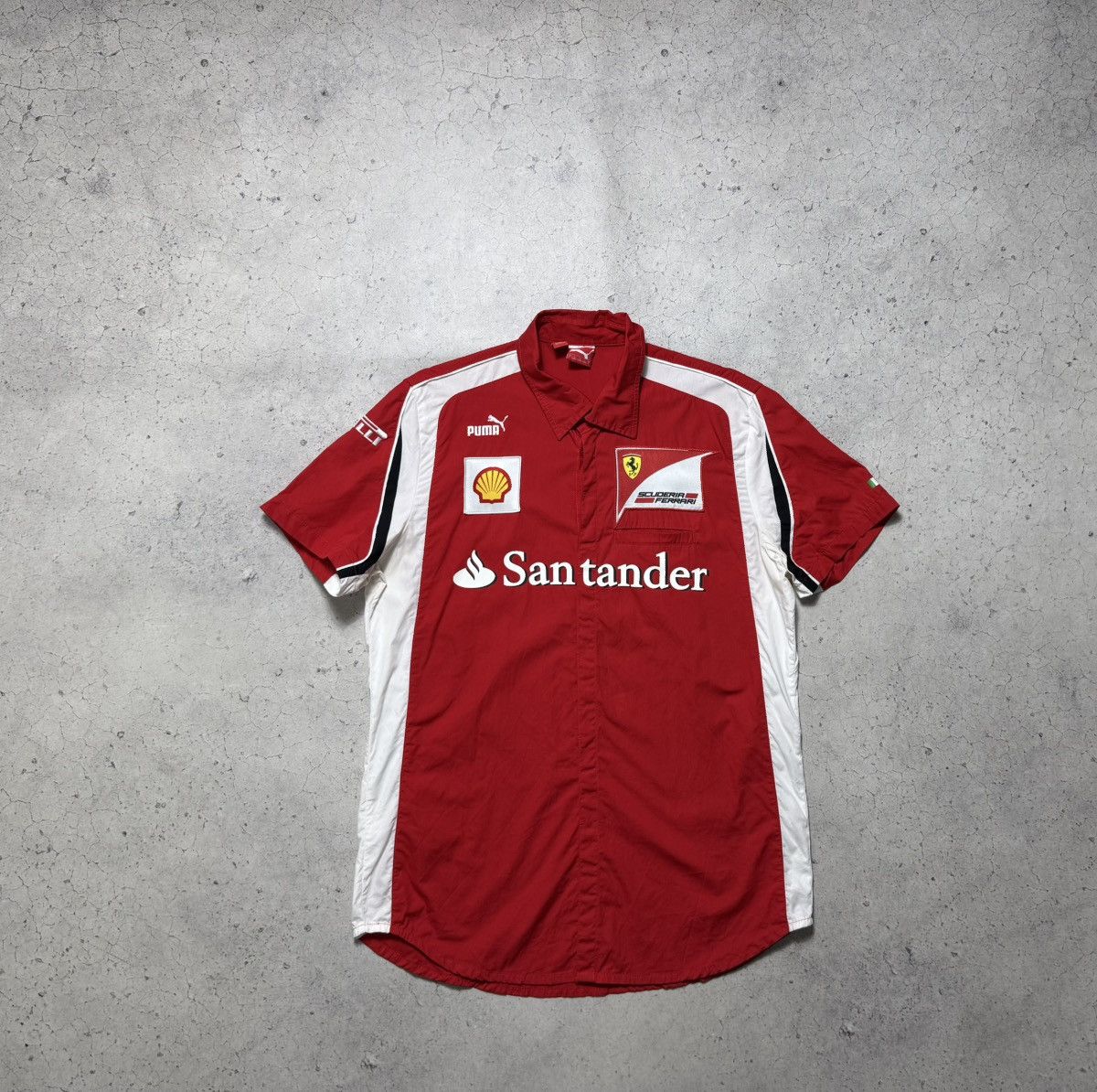 Puma Puma Ferrari Racing Vintage Button Up Shirt Size L Red Size US L / EU 52-54 / 3 - 1 Thumbnail