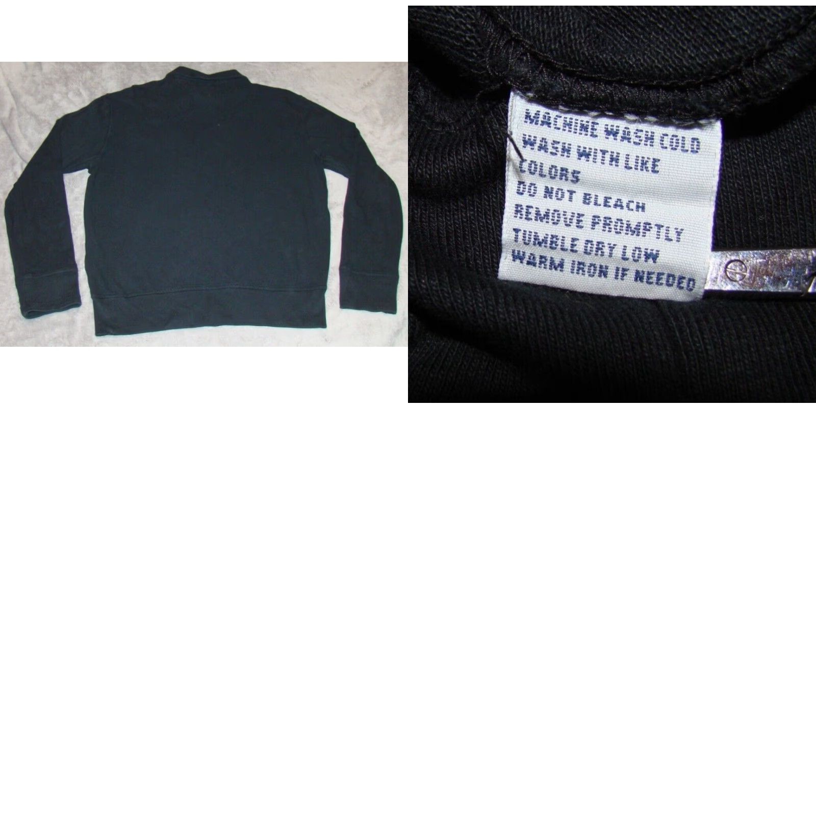 Polo Ralph Lauren VINTAGE Polo Ralph Lauren Shirt Mens M Black 1/4 Zip Long Sleeve Pocket Banded Size US M / EU 48-50 / 2 - 8 Thumbnail