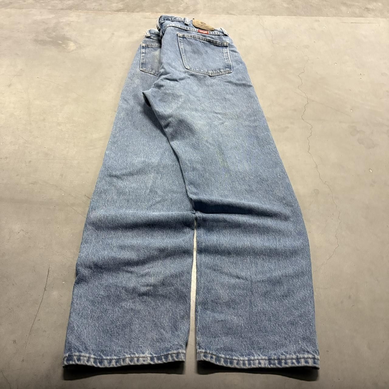Vintage Crazy Vintage Y2K/2000s Baggy Medium Blue Wash Skater Workwear Denim Jeans! Size US 38 / EU 54 - 6 Thumbnail