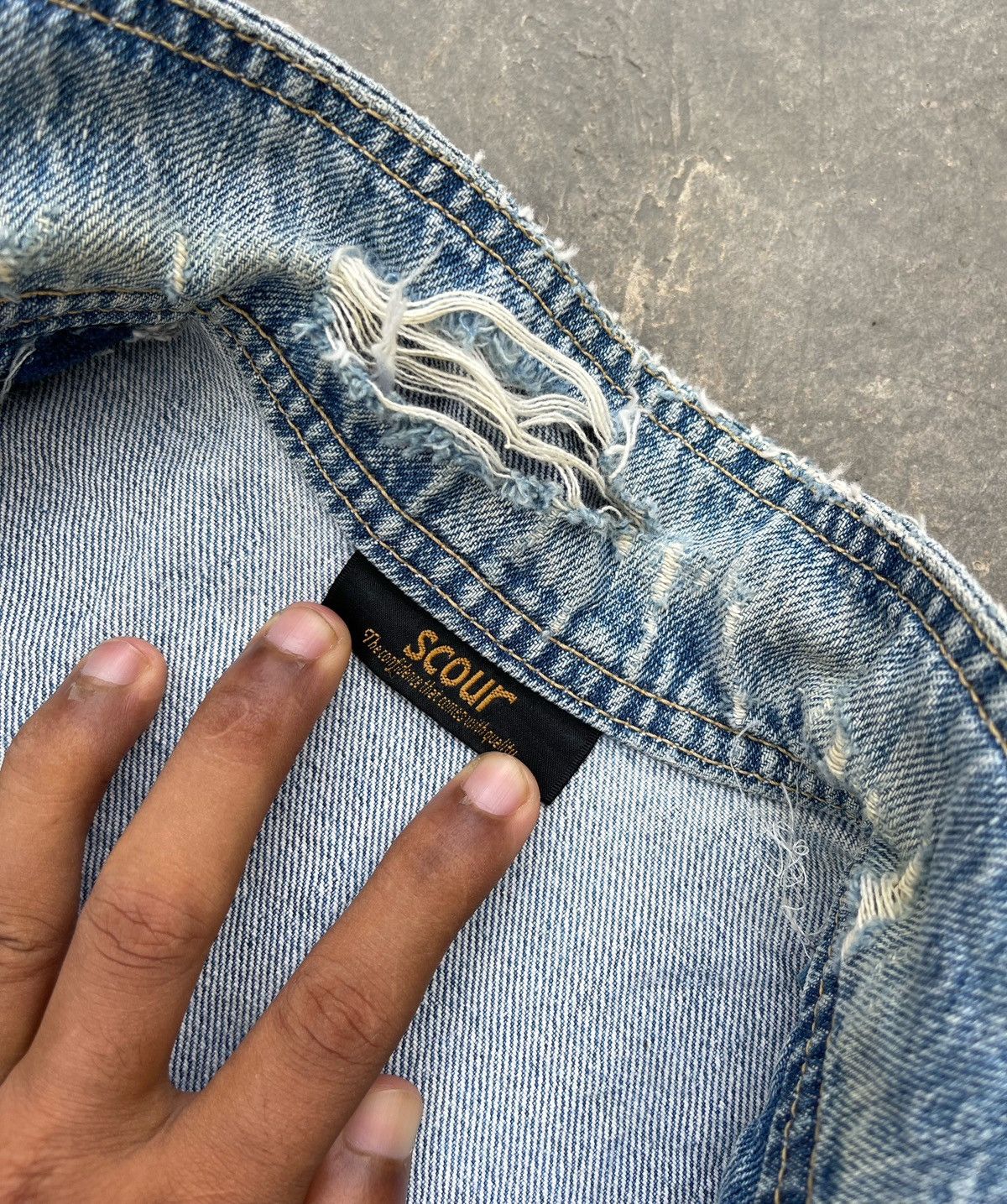 If Six Was Nine 🔥Vintage Scour Racing Crop Denim Jacket Size M / US 6-8 / IT 42-44 - 11 Thumbnail