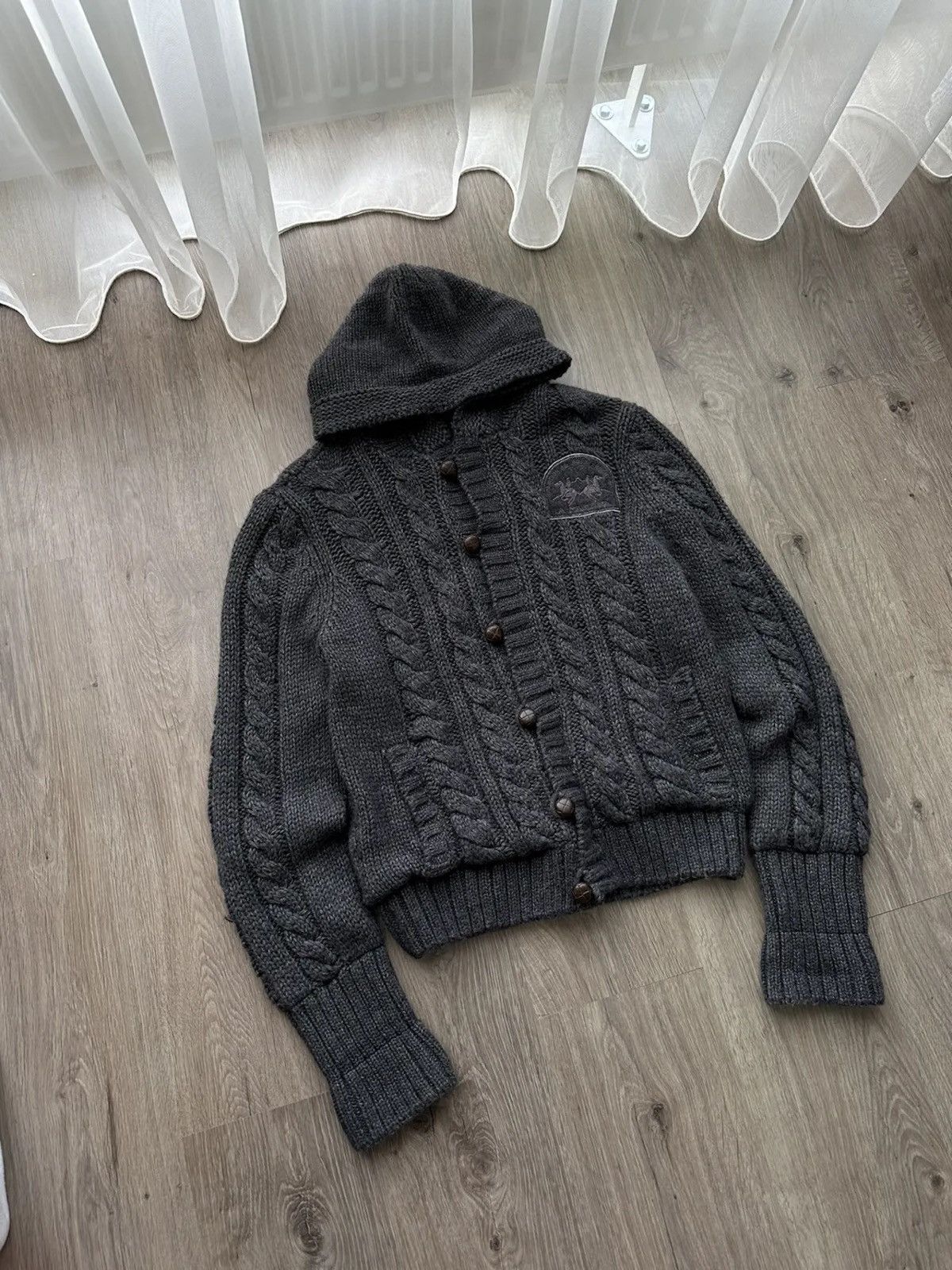 Vintage PRL La Martina Sweater Grey Polo Ralph Lauren
