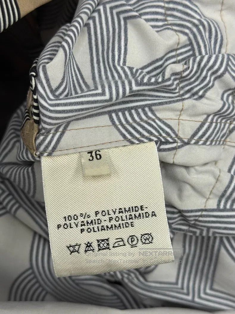 Hermes Hermes Khaki Pig Nose Printed Windbreaker Jacket and Short Size XS / US 0-2 / IT 36-38 - 7 Thumbnail