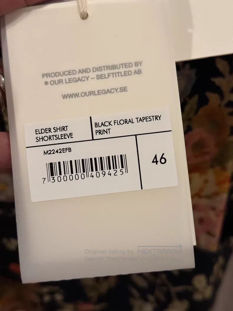 Our Legacy Our Legacy Floral Printed Shirt Size US S / EU 44-46 / 1 - 7 Thumbnail