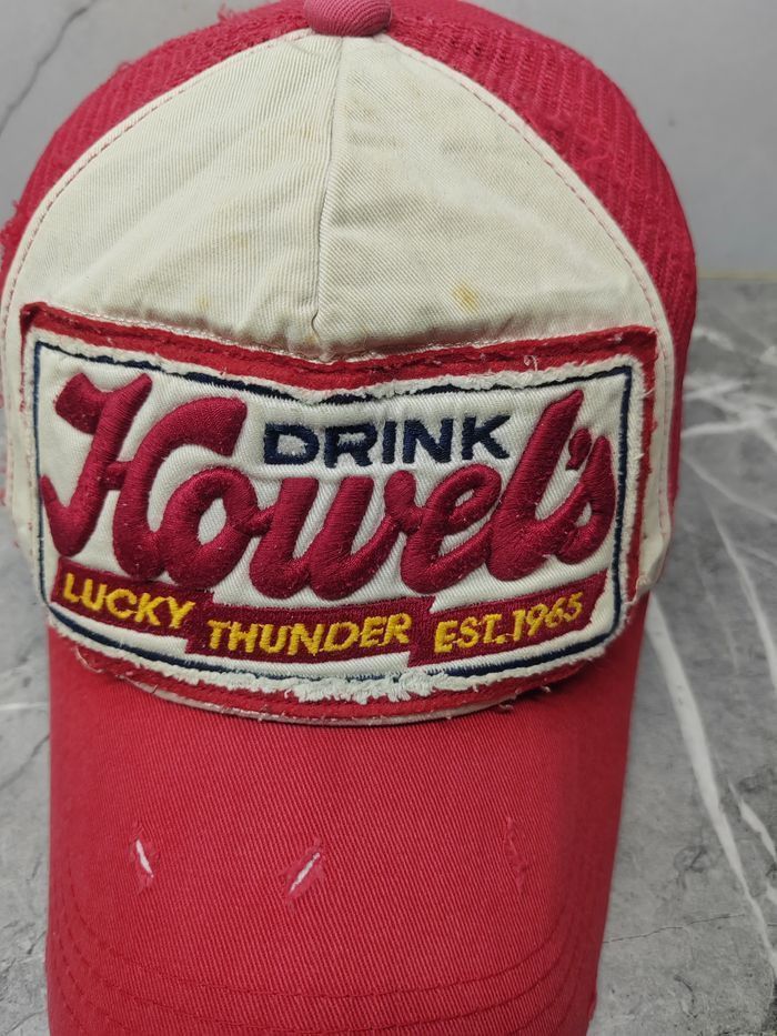 Vintage Vintage Howel's Drink Distressed Style Cap Hat Size ONE SIZE - 3 Thumbnail