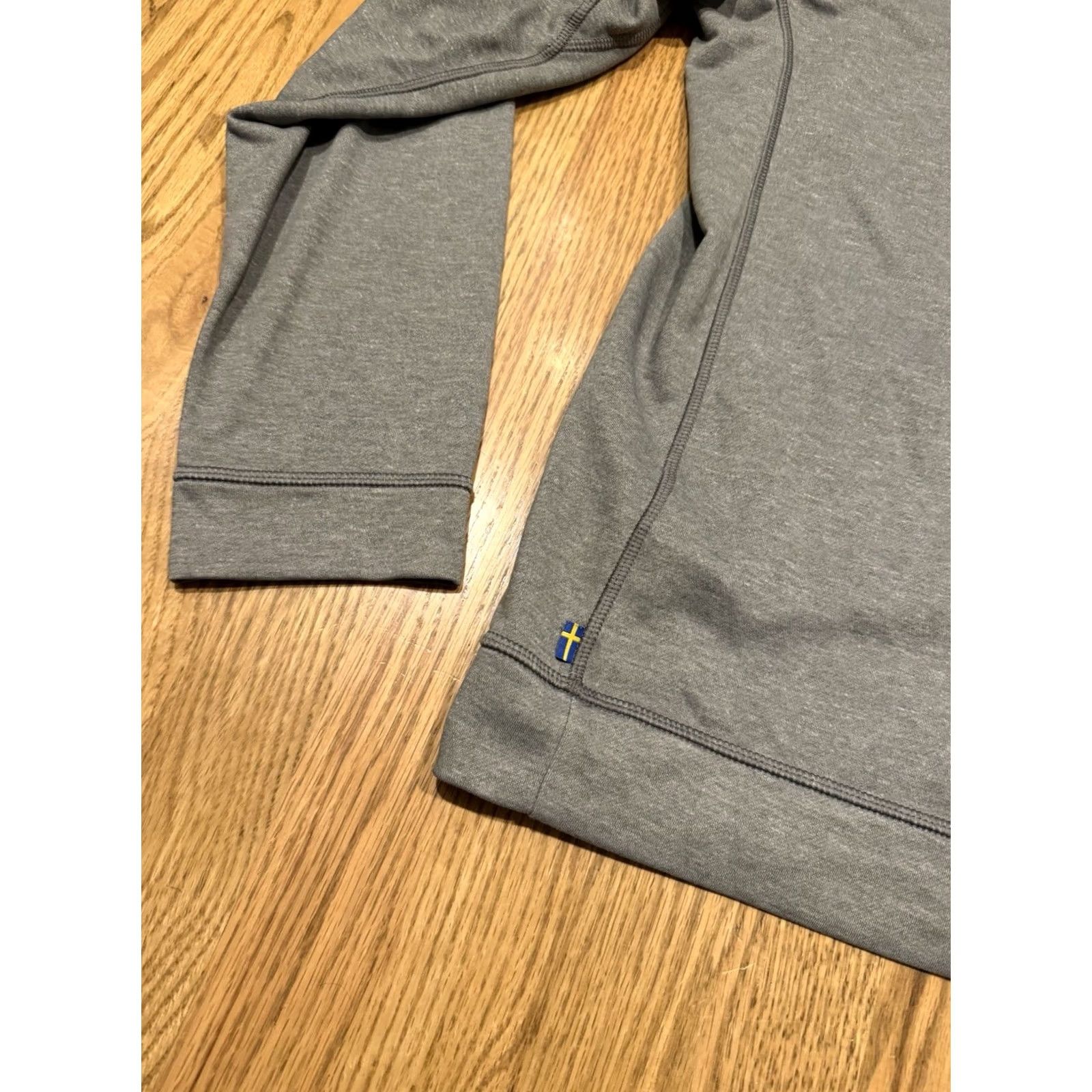 Vintage Fjallraven High Coast Lite Sweater Mens Med Grey Long Sleeve Outdoor Zip Pocket Size US M / EU 48-50 / 2 - 3 Thumbnail