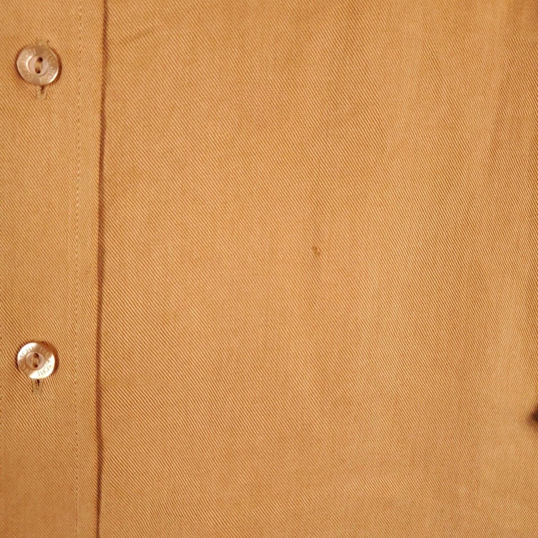 BUGATCHI Bugatchi Uomo Beige Long Sleeve Button Up Shirt Size Medium Mens Classic Modern Size US M / EU 48-50 / 2 - 3 Thumbnail