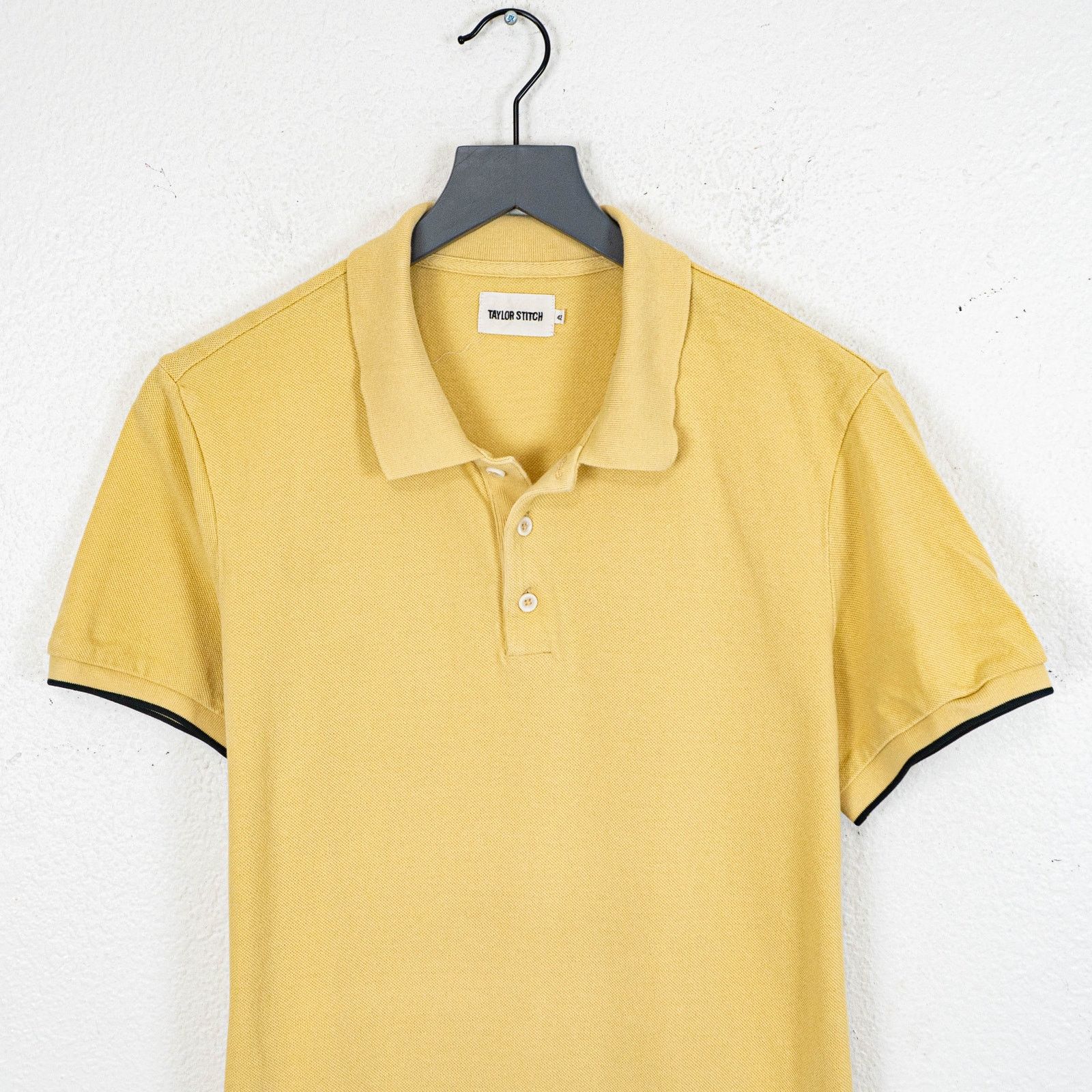 Taylor Stitch Taylor Stitch Short Sleeve Polo shirt Yellow cotton size 42 Size US L / EU 52-54 / 3 - 4 Thumbnail