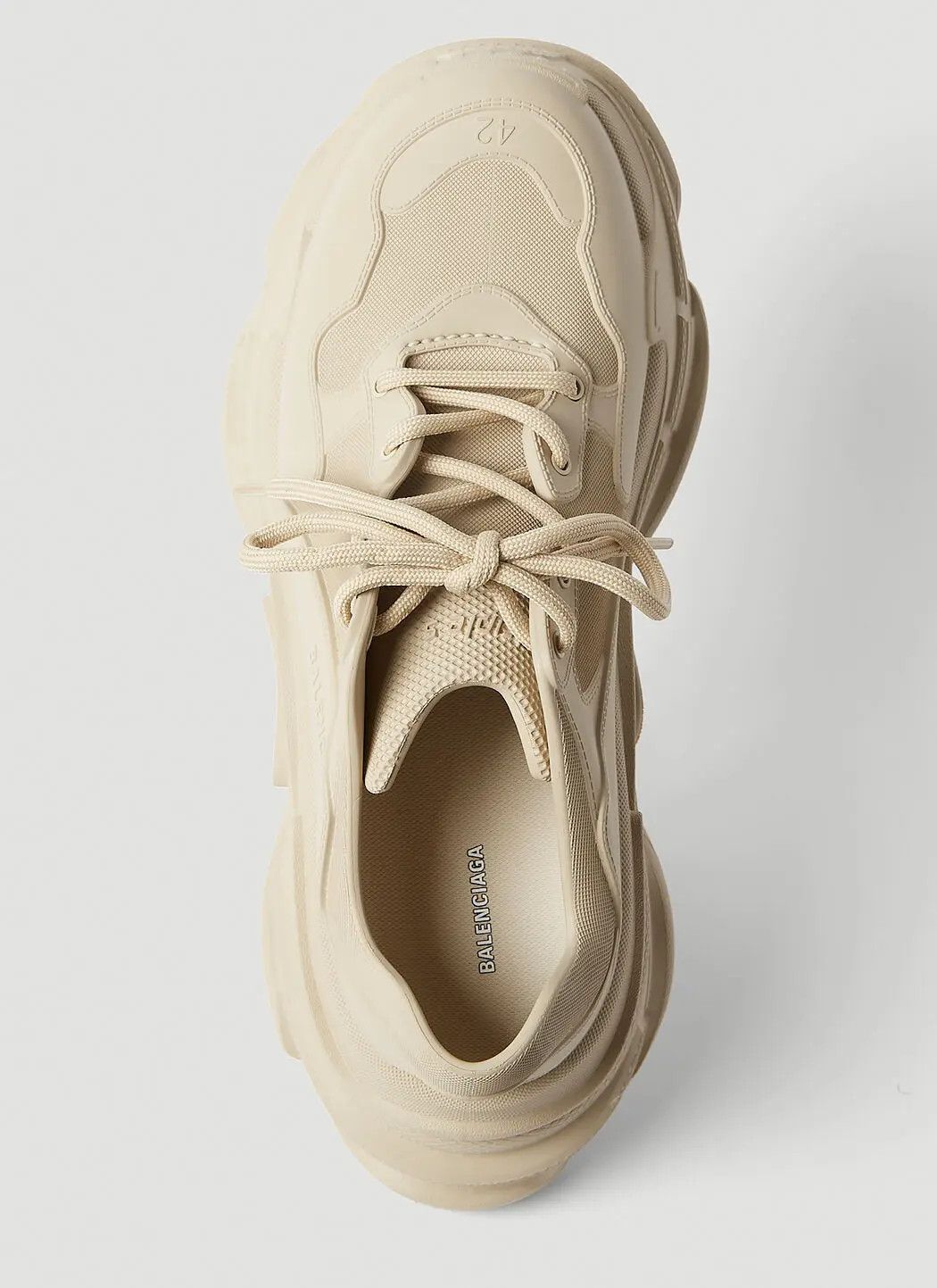 Balenciaga o1bcso1str1224 Triple S Mold Sneakers in Beige Size US 9 / IT 39 - 7 Thumbnail
