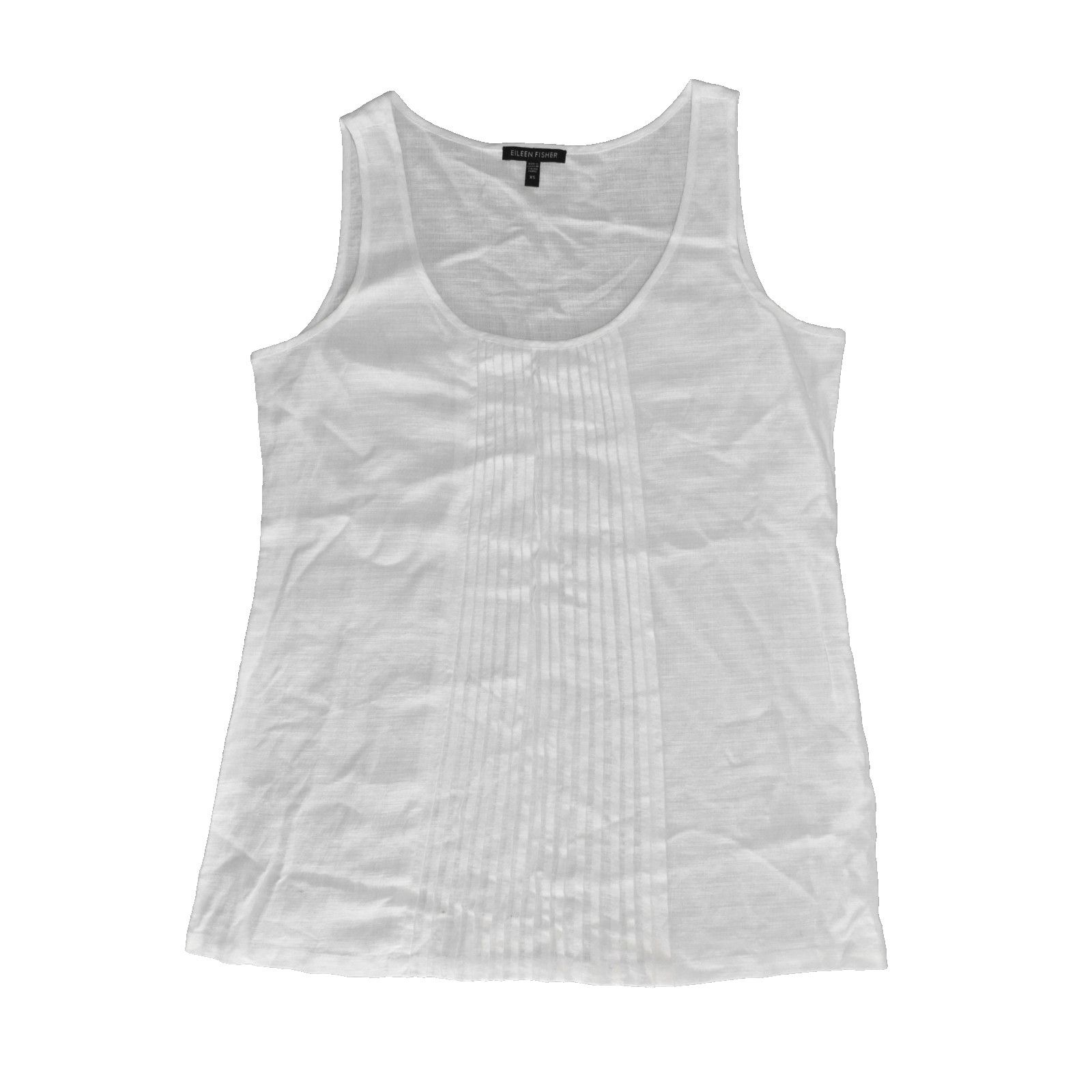 Eileen Fisher NWOT EILEEN FISHER White Scoop Neck Tank Top Size XS Size XS / US 0-2 / IT 36-38 - 4 Thumbnail