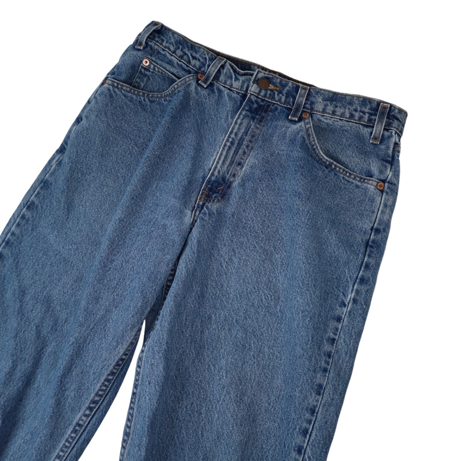 Levi's × Vintage Vintage Levis 550 Orange Tab Denim Jeans Size US 33 - 2 Thumbnail