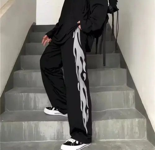 Jean Flame punk pants Size US 32 / EU 48 - 2 Thumbnail