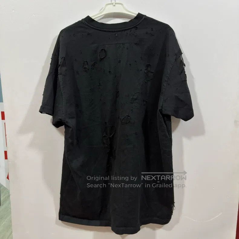 Givenchy Givenchy Black Ripped Short Sleeve T-Shirt Size US S / EU 44-46 / 1 - 2 Thumbnail