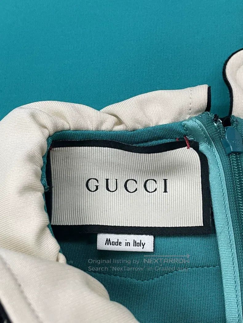 Gucci Gucci Blue diamond button dress Size XS / US 0-2 / IT 36-38 - 5 Thumbnail