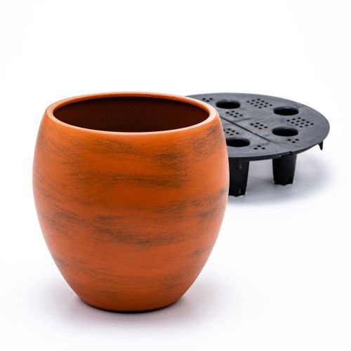 Designer × Homemade Smart Self-watering Round Planter Pot for Indoor and Outdoor Size US L / EU 52-54 / 3 - 6 Thumbnail