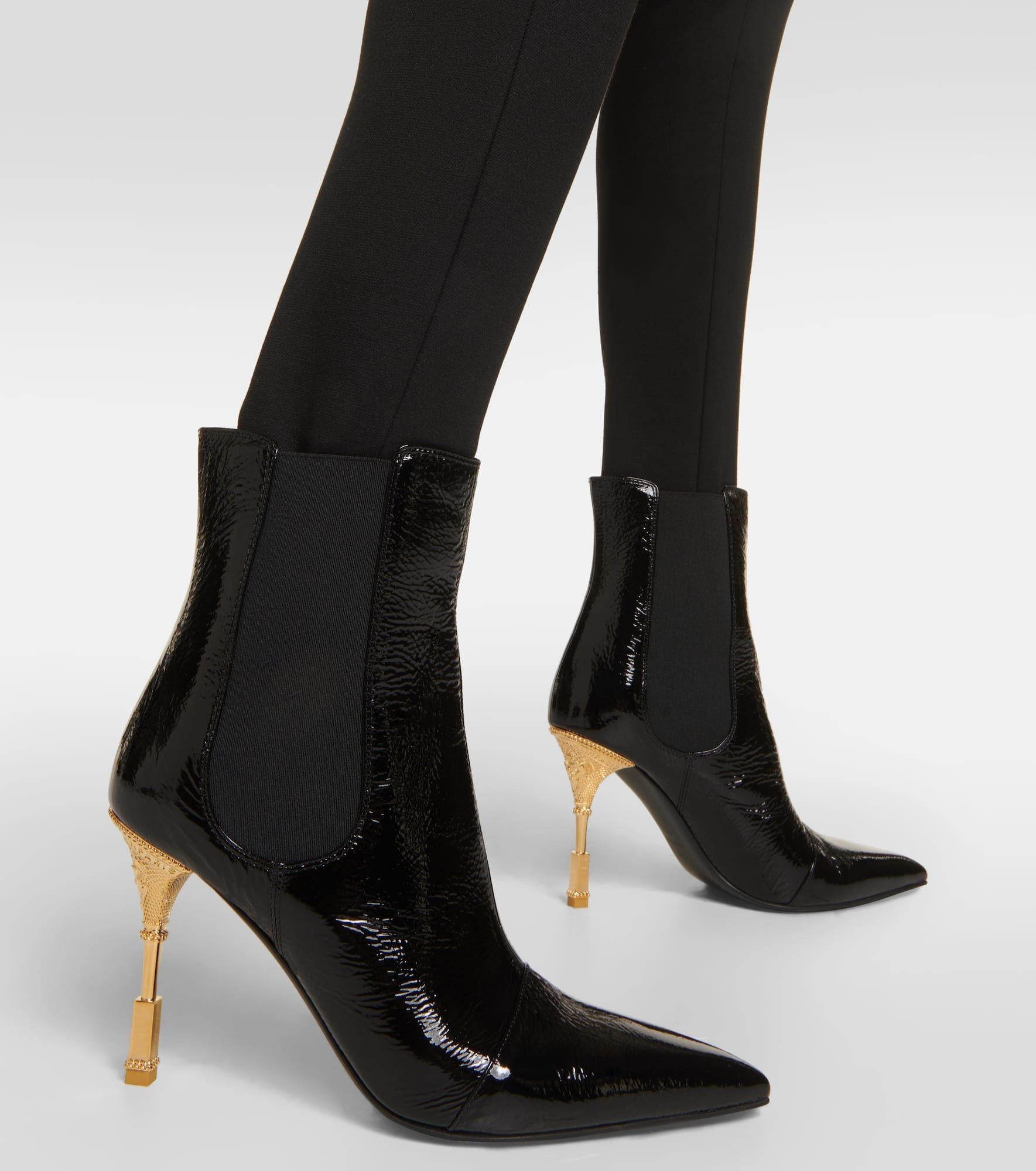 Balmain o1y0625 Ankle Boots in Black Size US 10 / IT 40 - 4 Thumbnail