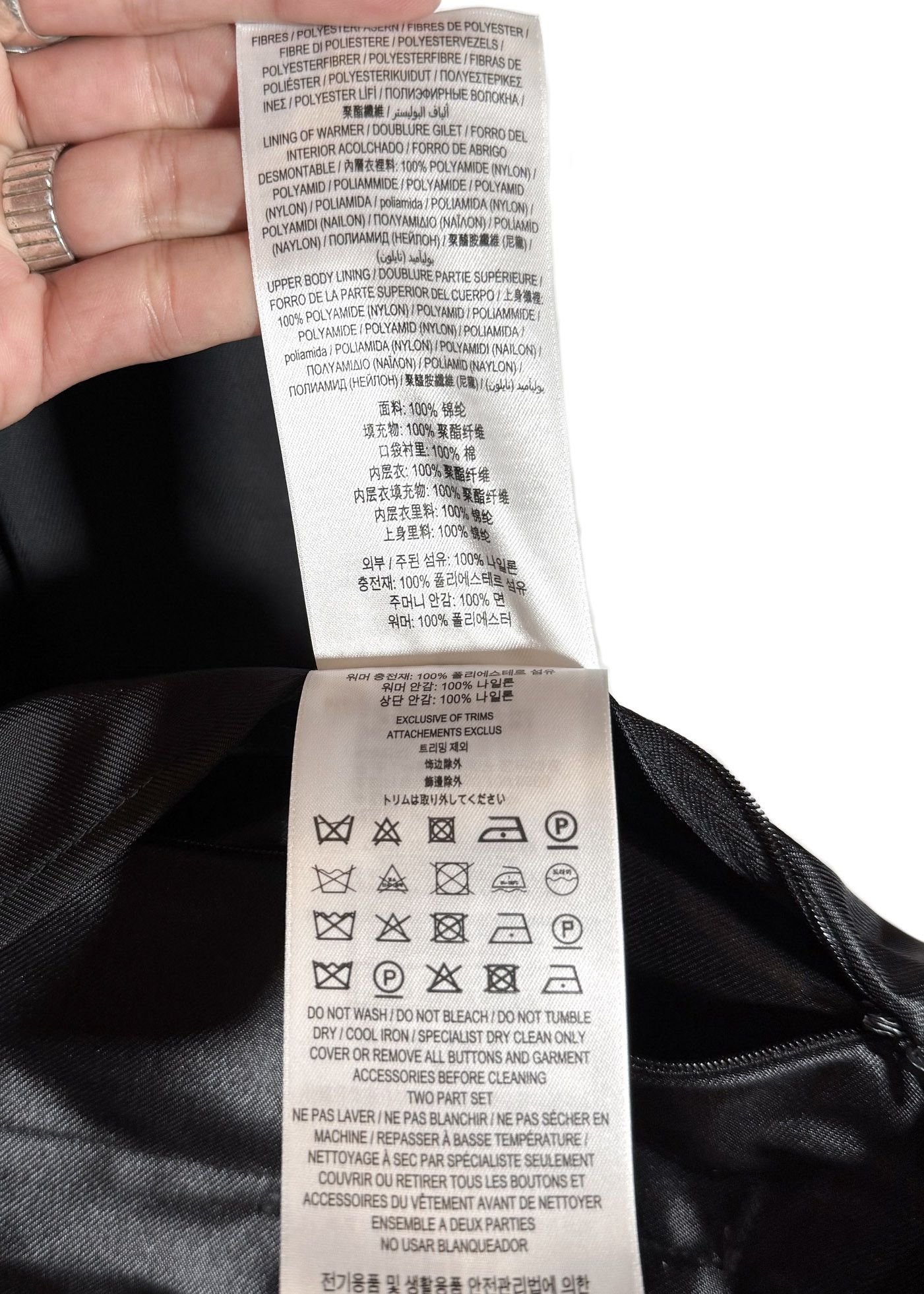 Burberry Burberry Black Nylon Car Coat With Detachable Warmer Gilet Size US M / EU 48-50 / 2 - 15 Thumbnail