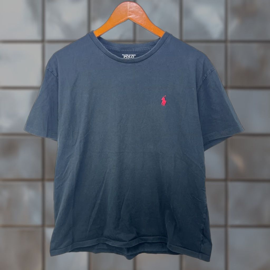 Hanes VINTAGE Hanes T-Shirt Black Polo Ralph Lauren? Size US L / EU 52-54 / 3 - 1 Thumbnail