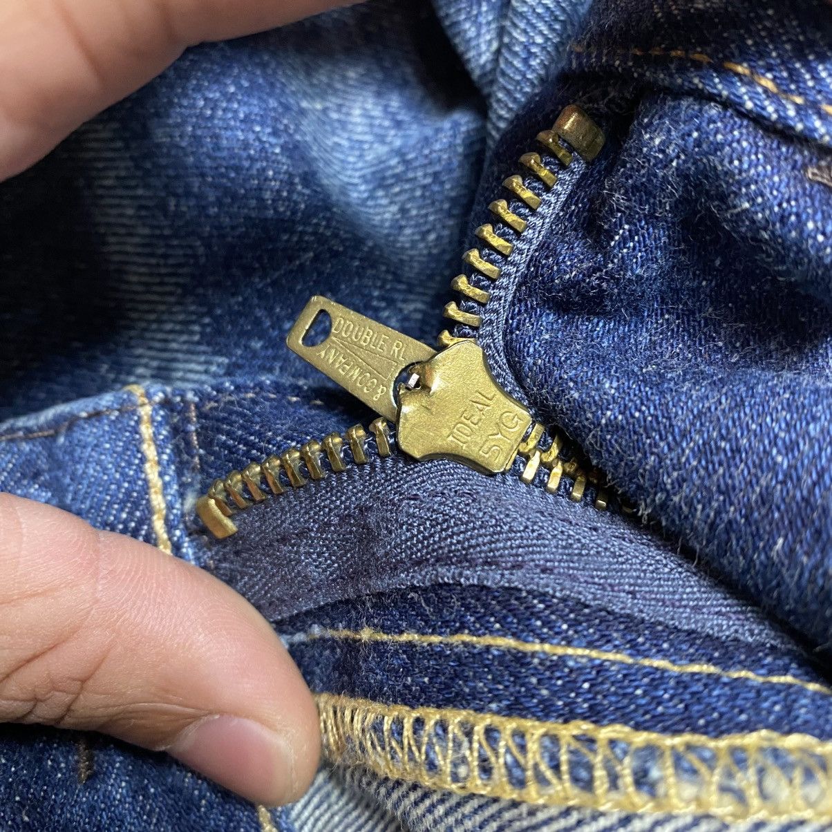 RRL Ralph Lauren RRL Ralph Lauren Distressed Patchwork Denim Pants Size US 36 / EU 52 - 11 Thumbnail