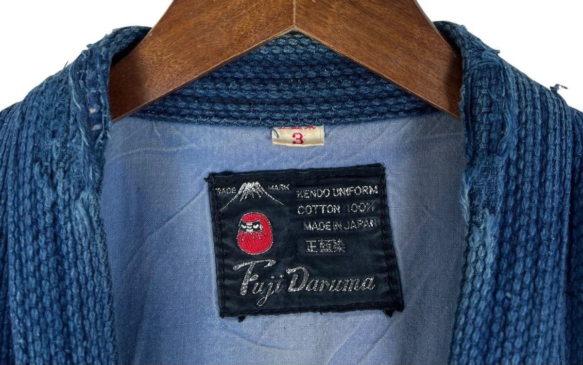 Japanese Brand Vintage Distressed Kendo Uniform Indigo Blue Kimono Jacket Size US M / EU 48-50 / 2 - 9 Thumbnail