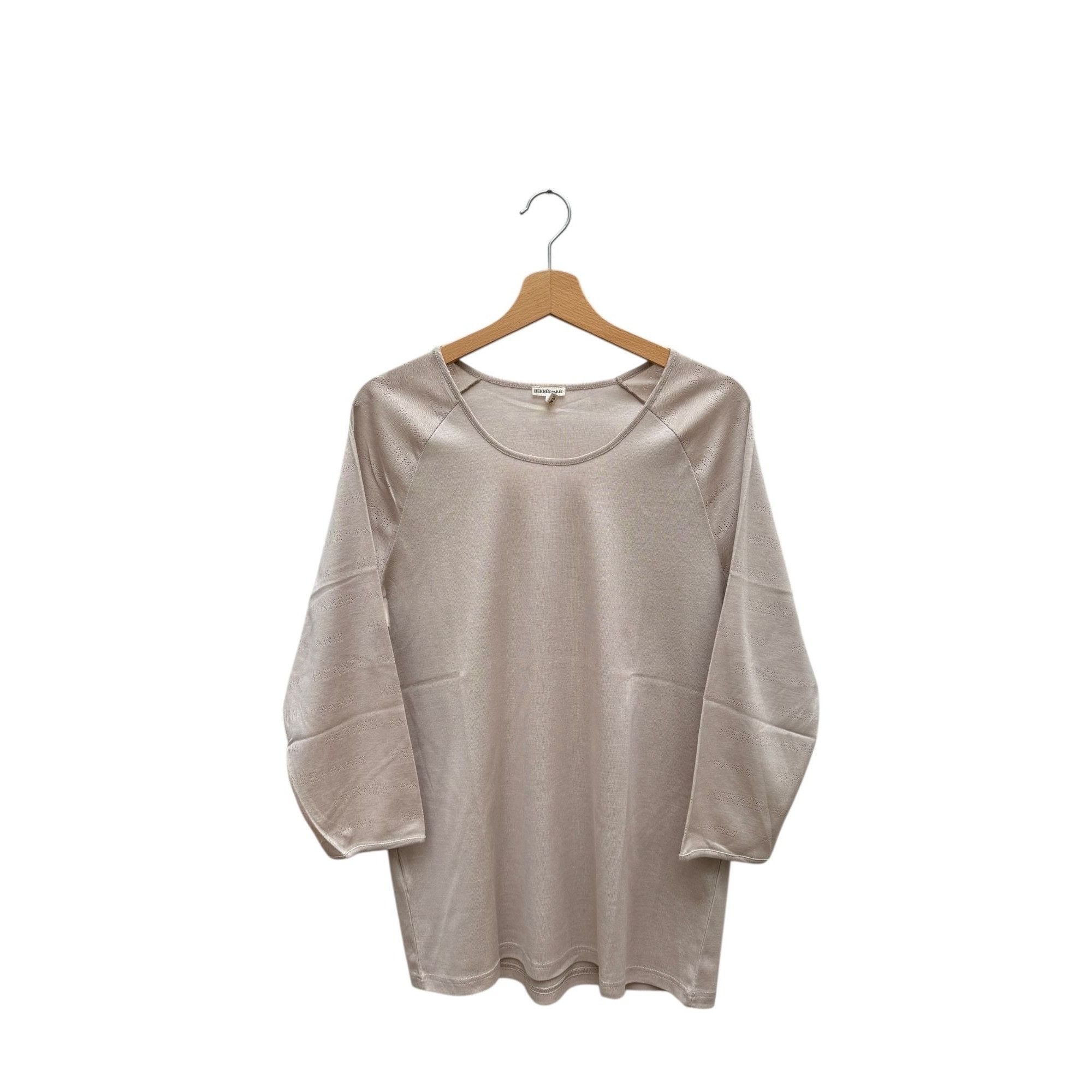 Martin Margiela Grey Long-Sleeve Knit Top