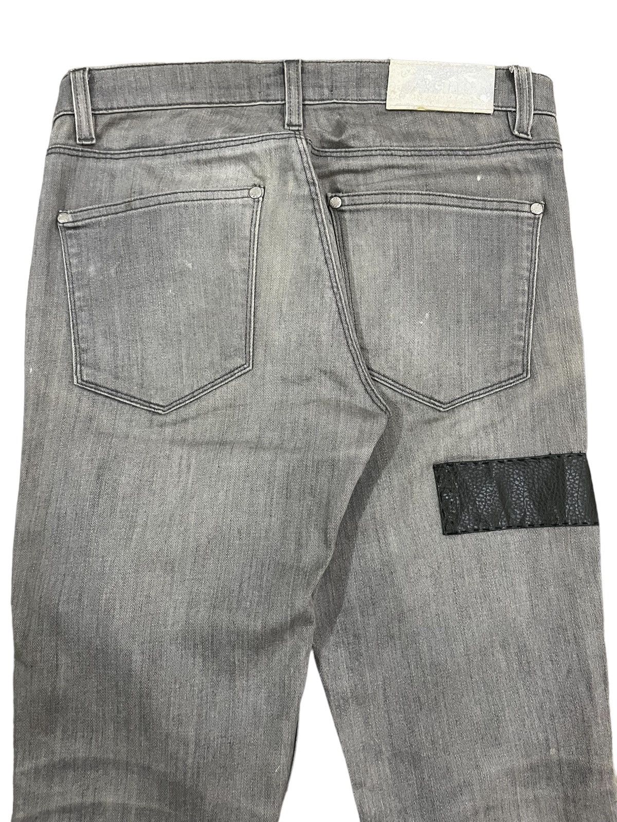 Acne Studios Acne Studios Max Tarnish Leather Patches Paint Splat Jeans Size US 29 - 4 Thumbnail