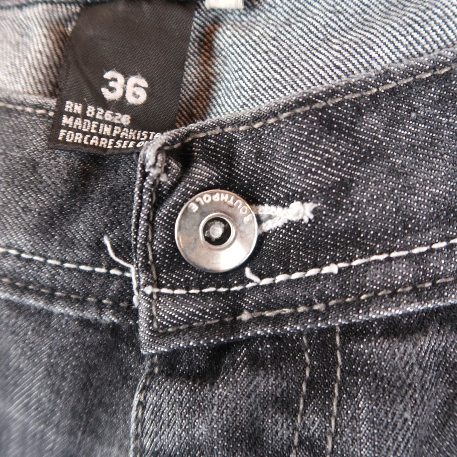 Southpole Vintage Southpole Jeans Sz 36 Gray Denim Y2K 90s Grunge Skate Mens Size US 36 / EU 52 - 4 Thumbnail