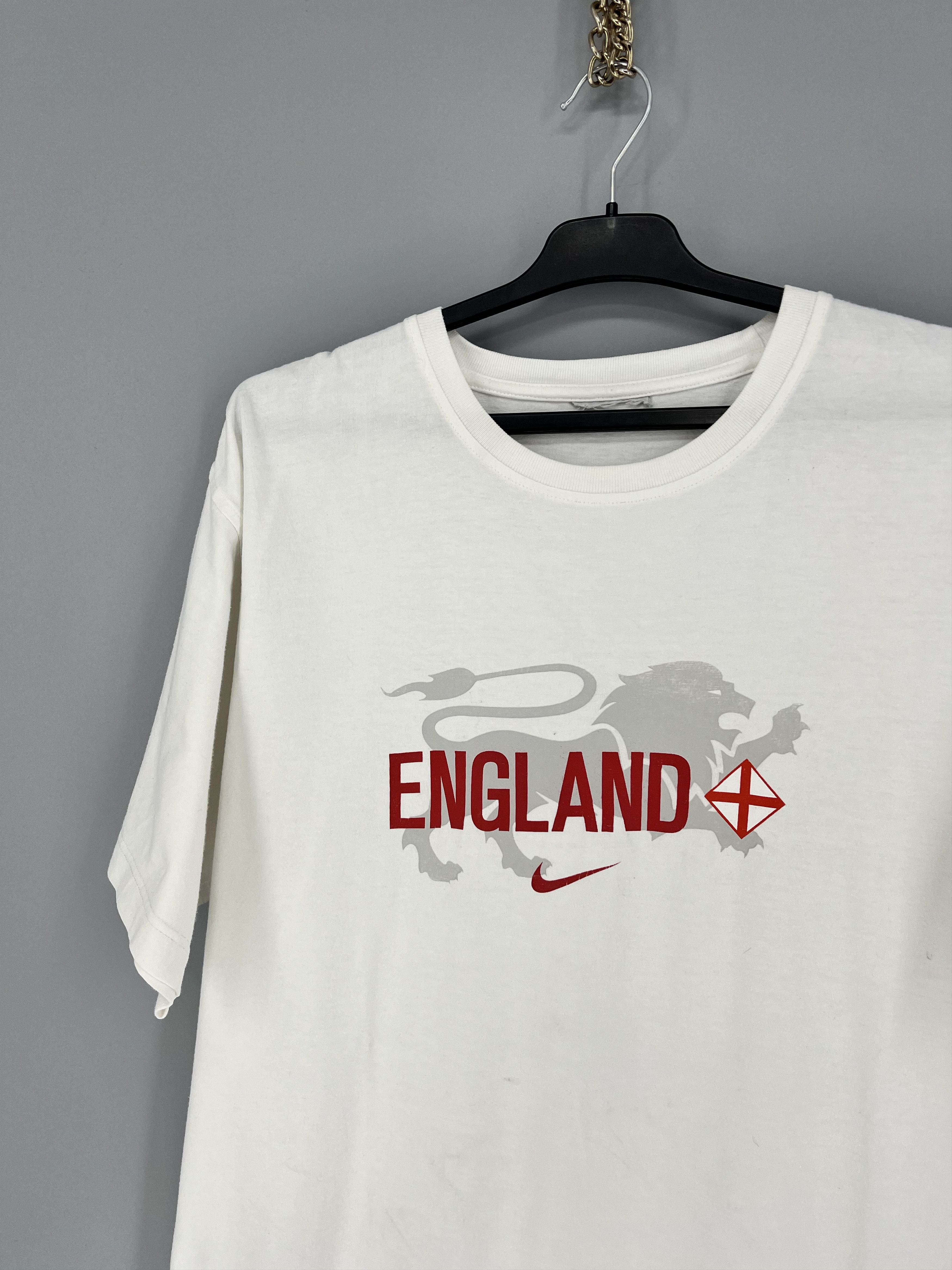 Nike × Vintage Vintage Nike England Rooney football tee Size US XL / EU 56 / 4 - 8 Thumbnail