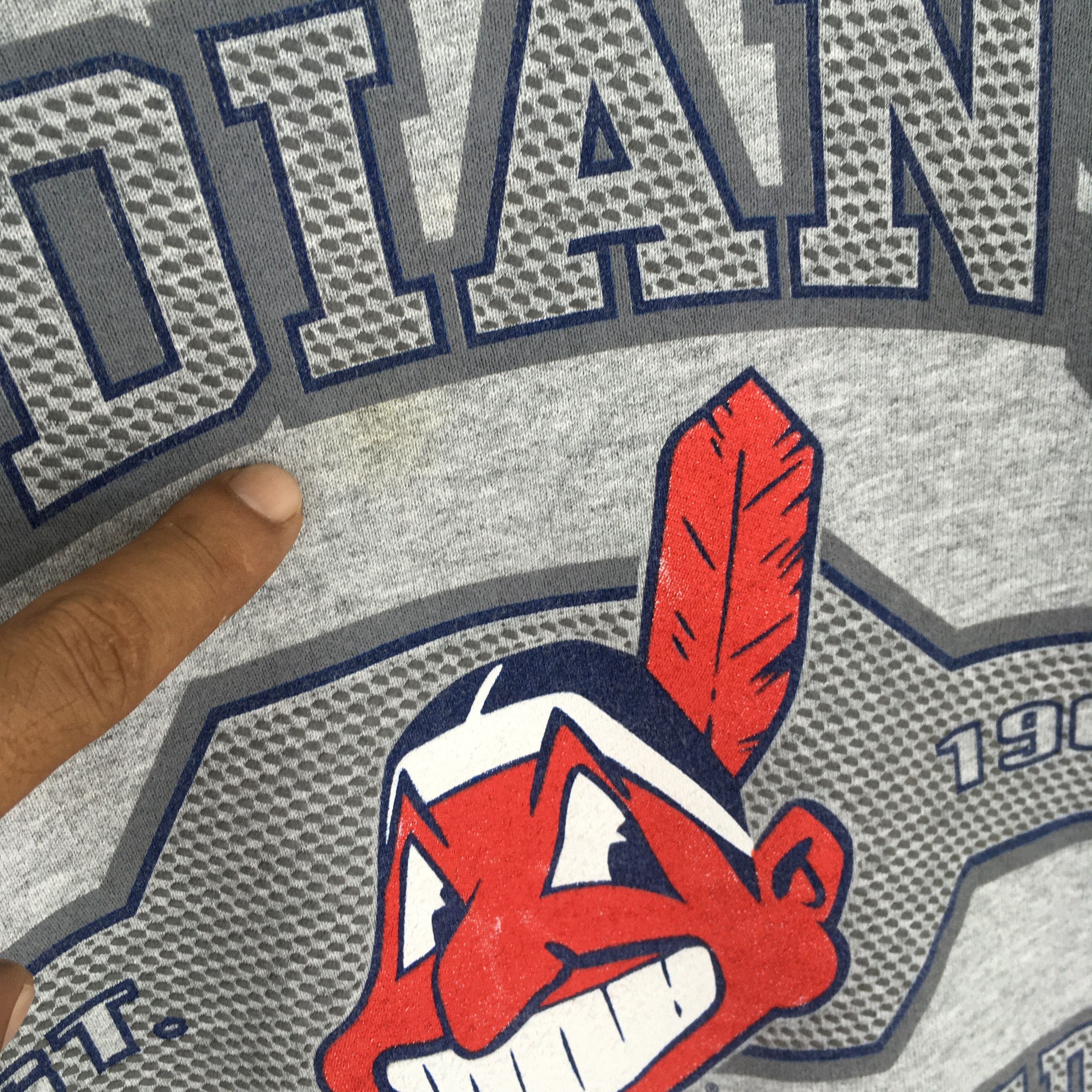 MLB Vintage Cleveland Indians Mlb Baseball Sweatshirt Medium Size US M / EU 48-50 / 2 - 4 Thumbnail