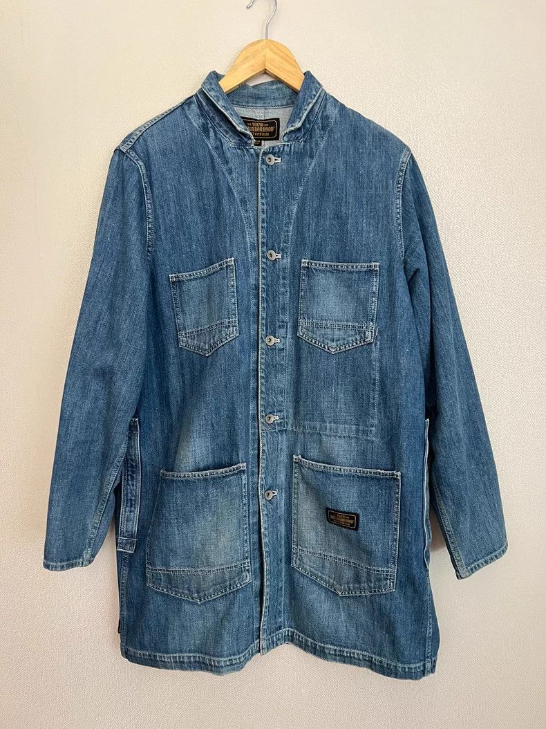 Neighborhood Neighborhood Denim Jacket Coat Size US S / EU 44-46 / 1 - 1 Thumbnail