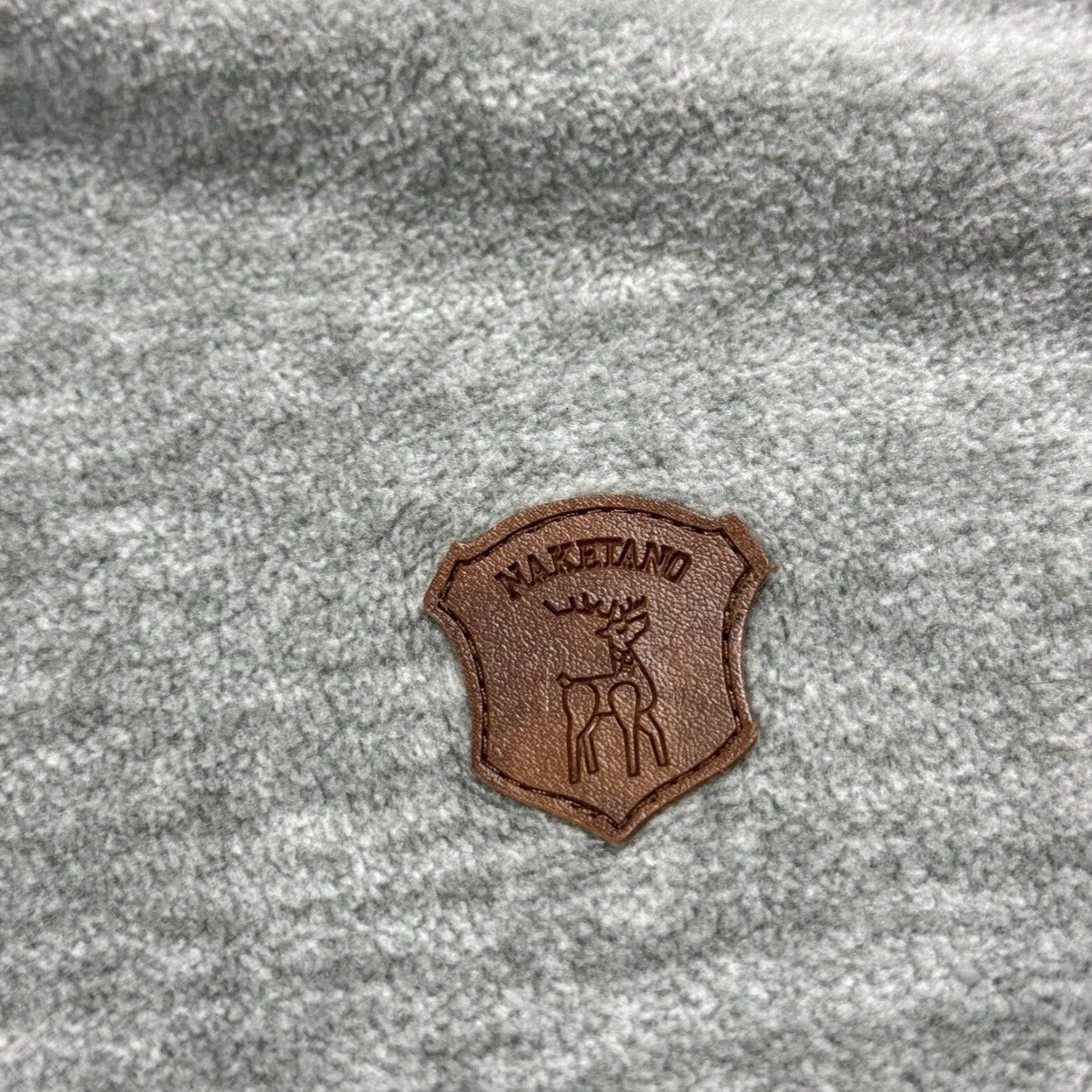 Vintage VINTAGE NAKETANO GLITZERMUSHI GRAY MELANGE FLEECE HOODIE SWEATSHIRT WOMENS LARGE L Size L / US 10 / IT 46 - 3 Thumbnail