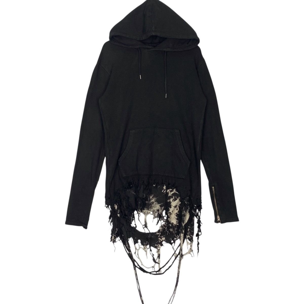 Vintage Vintage X FRM Hoodie Sweater Black Pullover Jumper Size L Size US L / EU 52-54 / 3 - 1 Thumbnail
