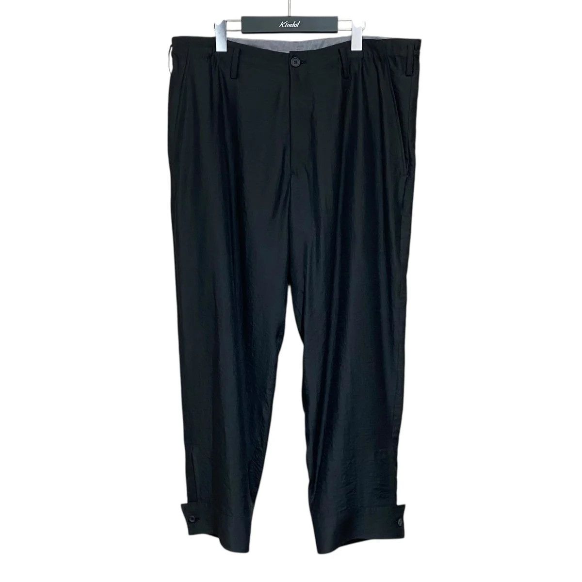 Yohji Yamamoto Yohji Yamamoto pour homme/ 25SSRy／Ny／Cu LAWN BELT HEM PANTS Size US 37 - 1 Thumbnail
