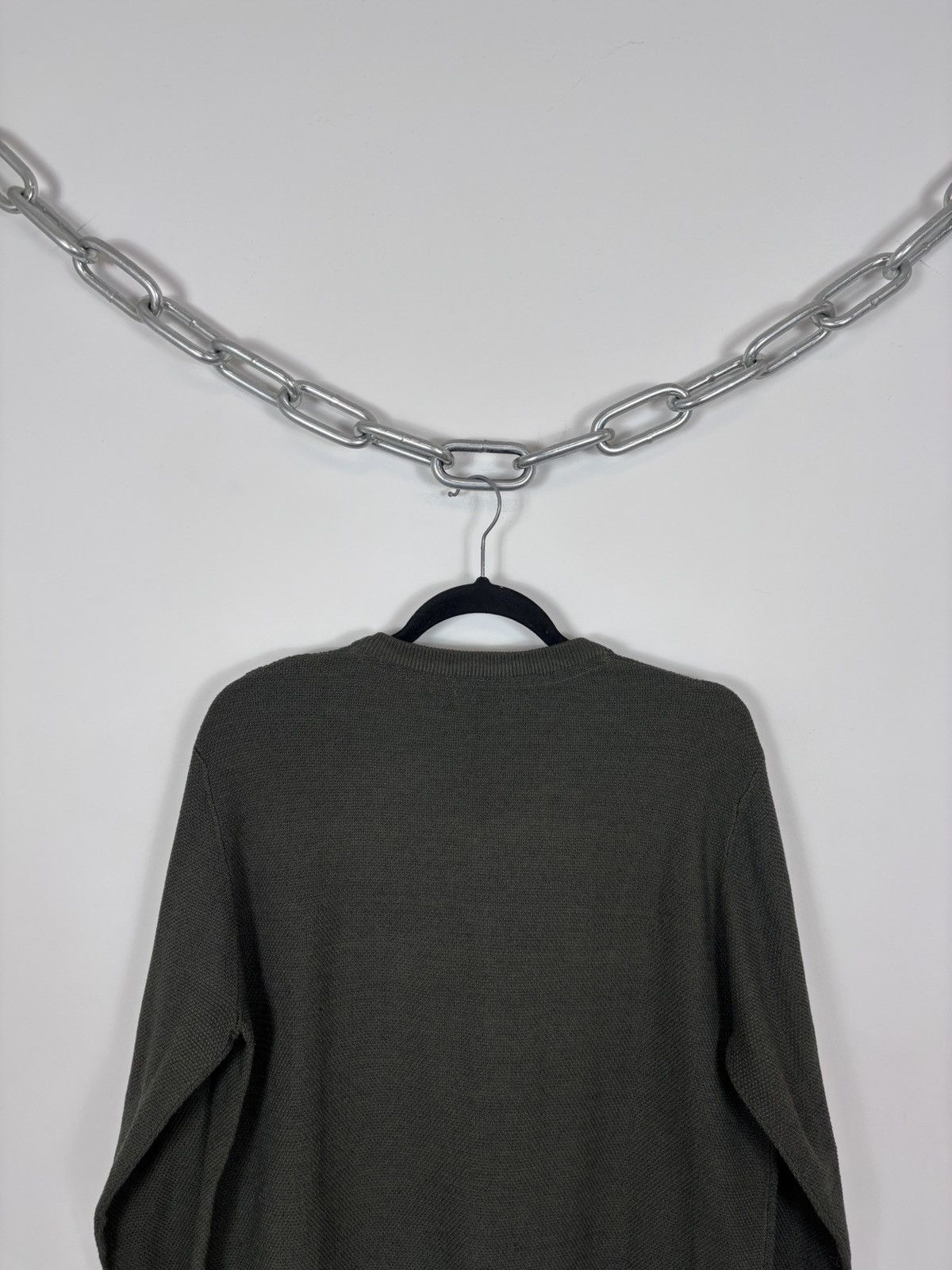 Avirex Avirex Men’s Khaki Green V-Neck Sweater Pullover Military Size US XL / EU 56 / 4 - 13 Thumbnail