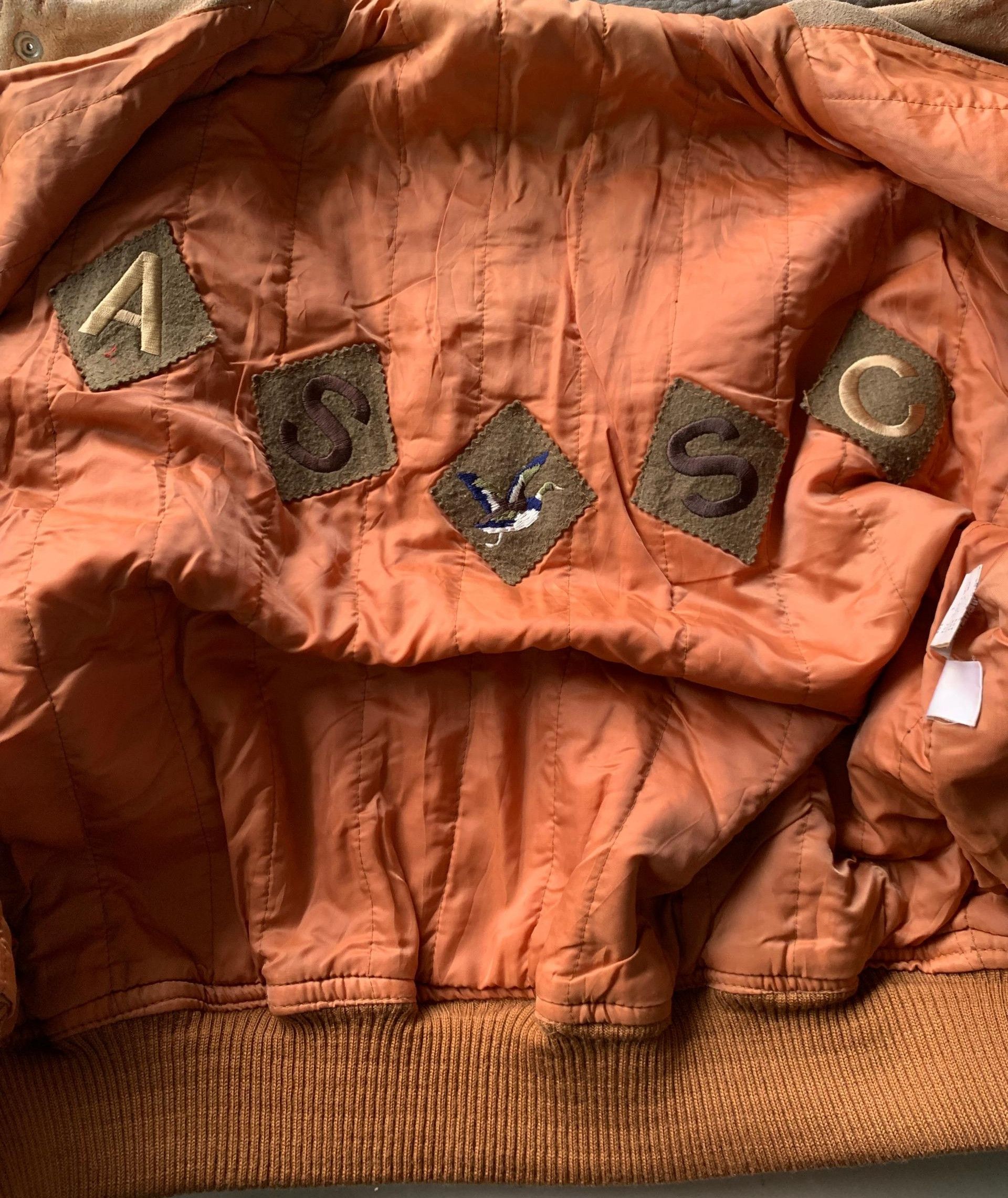Japanese Brand Vtg Embroidery Atelier Sab Leather Varsity Jacket Size US M / EU 48-50 / 2 - 7 Thumbnail