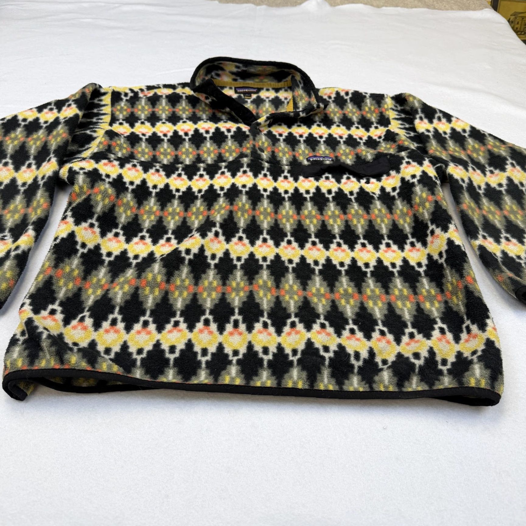 Patagonia Patagonia Synchilla Snap-T Fleece Jacket Mens Large Aztec Geometric Pullover Size US L / EU 52-54 / 3 - 5 Thumbnail