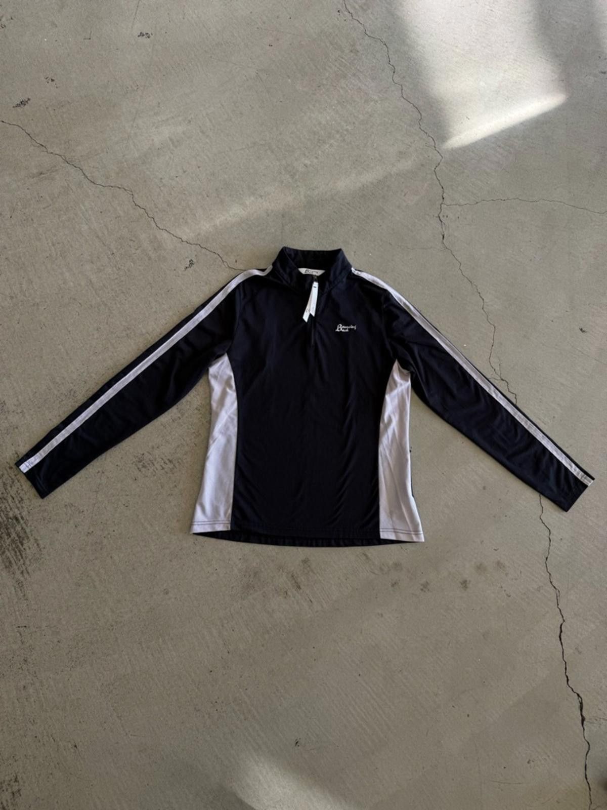 Titleist Bauncing Back / Half Zip Golf Pullover Top / Black White Size L / US 10 / IT 46 - 2 Thumbnail