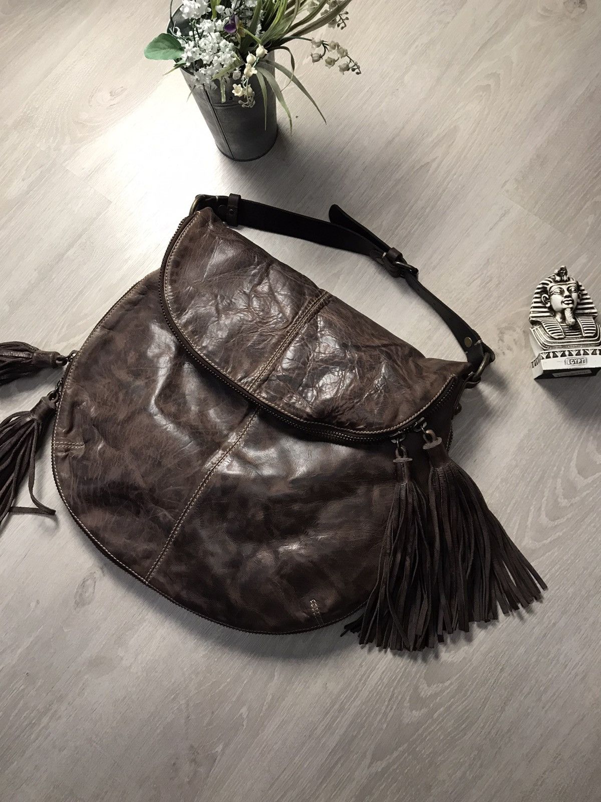 Allsaints × Leather Allsaints brown leather bag Size ONE SIZE - 2 Thumbnail