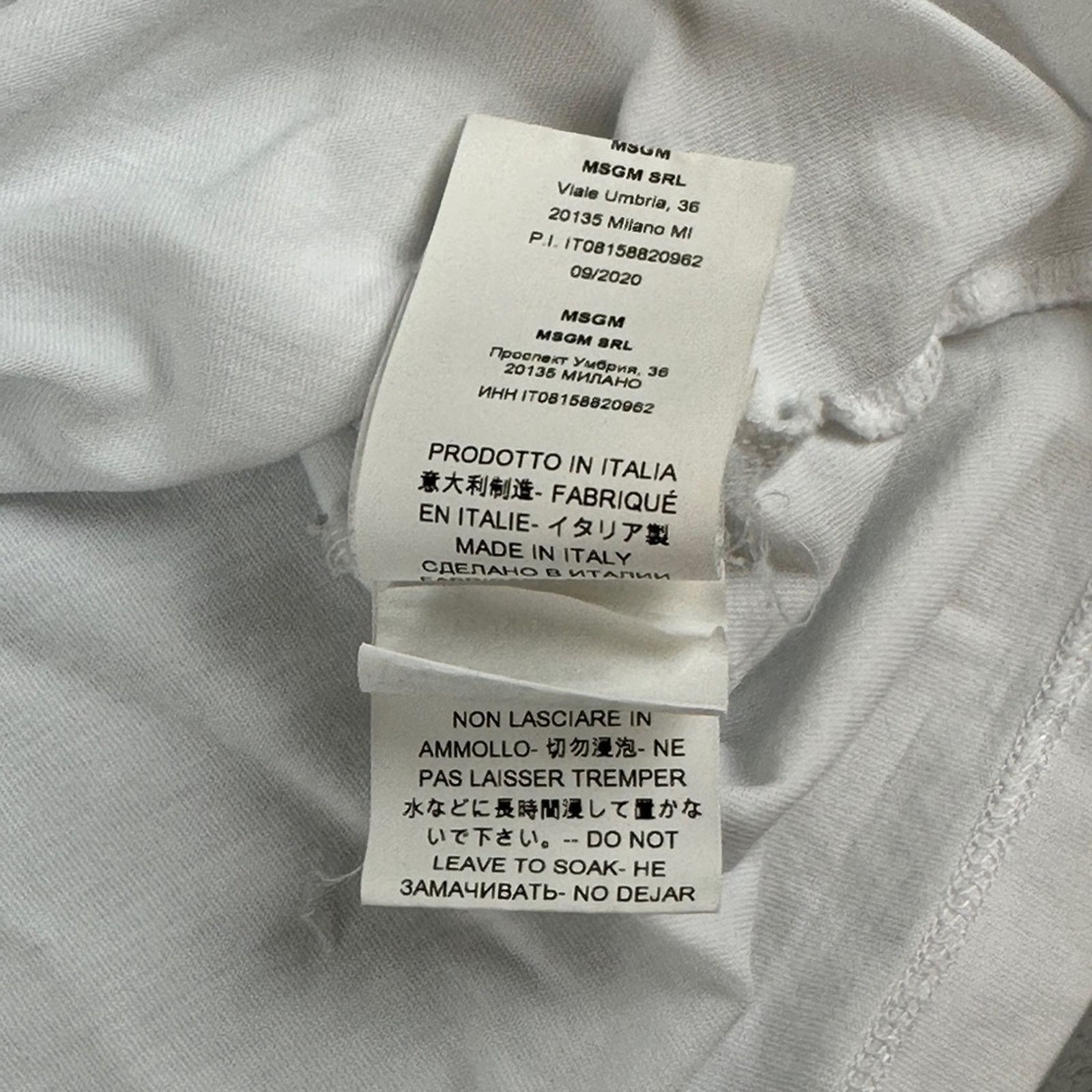 MSGM MSGM White T shirt Women’s Size M Size M / US 6-8 / IT 42-44 - 10 Thumbnail