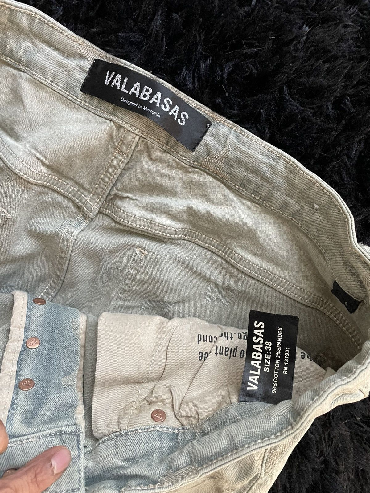 Valabasas Distressed bootcut denim Size US 38 / EU 54 - 4 Thumbnail