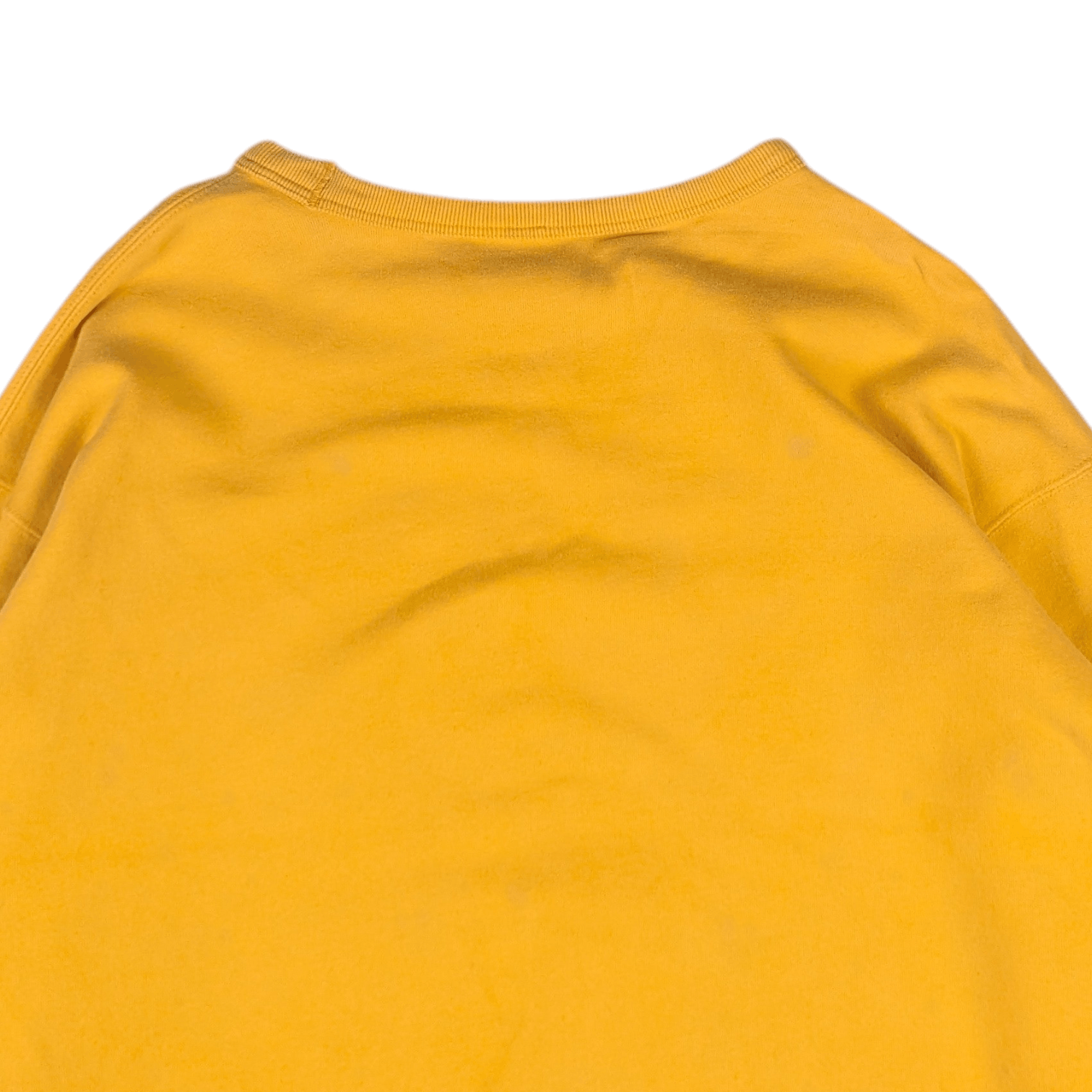 Japanese Brand Vintage 90's UNIQLO Yellow Plain Sweatshirts Jumper Size US XL / EU 56 / 4 - 15 Thumbnail