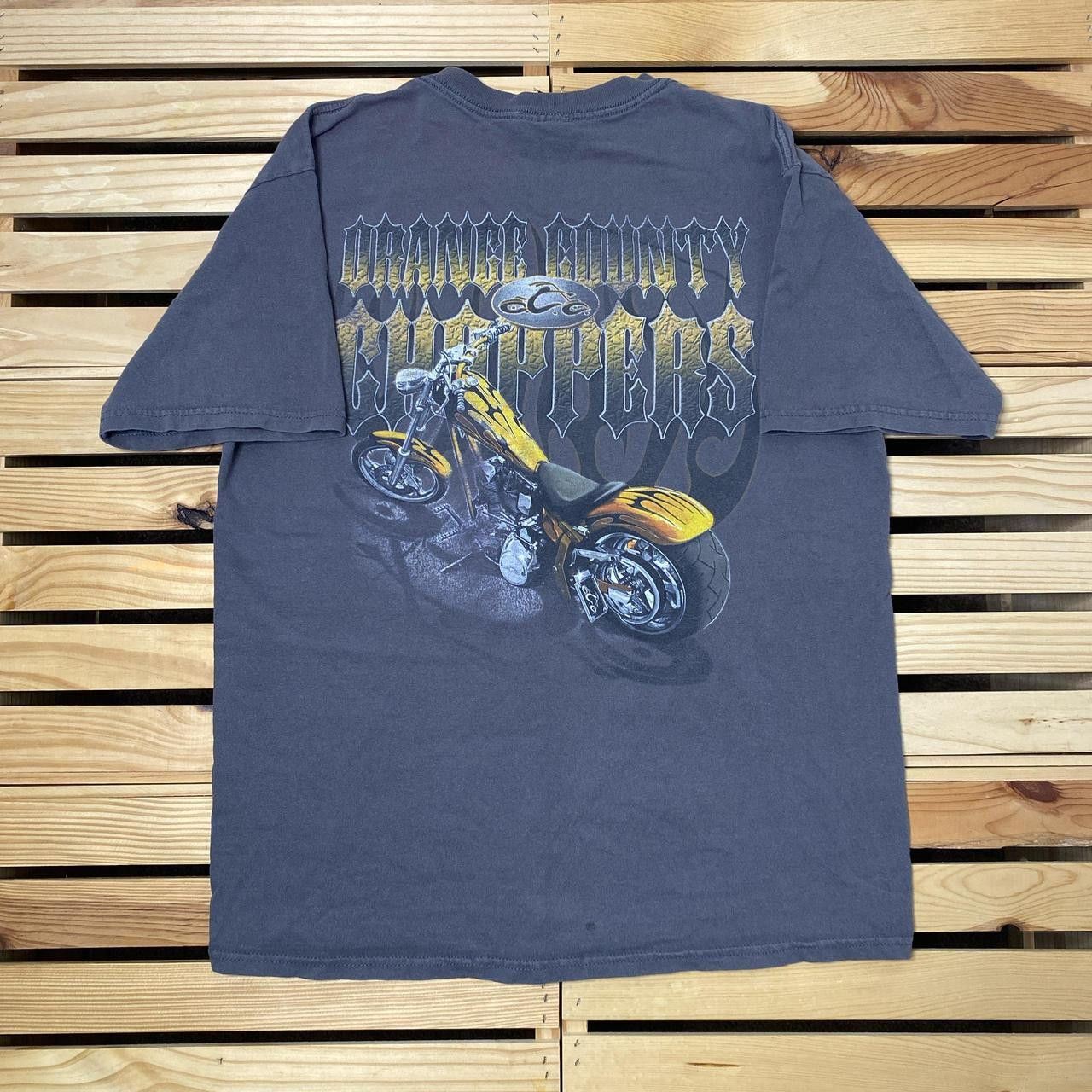 Gildan Vintage OCC Orange County Choppers Gray Biker Tee Size Large Size US L / EU 52-54 / 3 - 1 Thumbnail