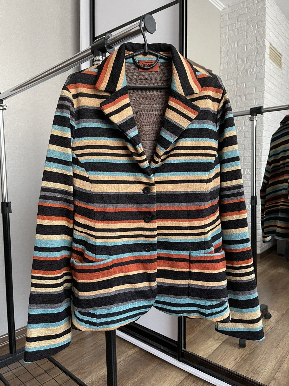 Missoni Missoni Italy Women Wool Jacket Size XL / US 12-14 / IT 48-50 - 3 Thumbnail