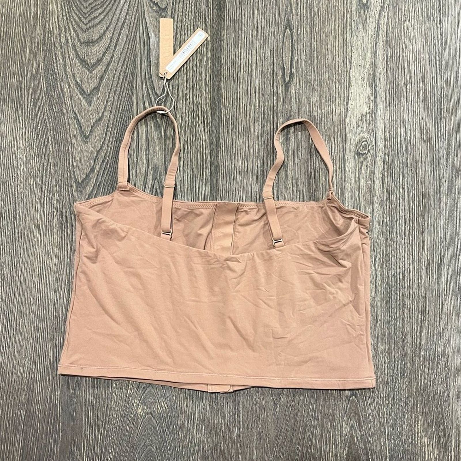 SKIMS NWT Skims Fits Everybody Adaptive Cami Crop Top Sienna 3X Size 3XL / US 20-22 - 3 Thumbnail