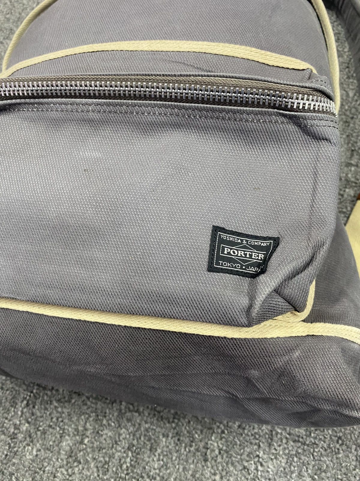 Porter PORTER Yoshida & Co Tokyo Japan Grey Canvas Casual Daypack Size ONE SIZE - 3 Thumbnail