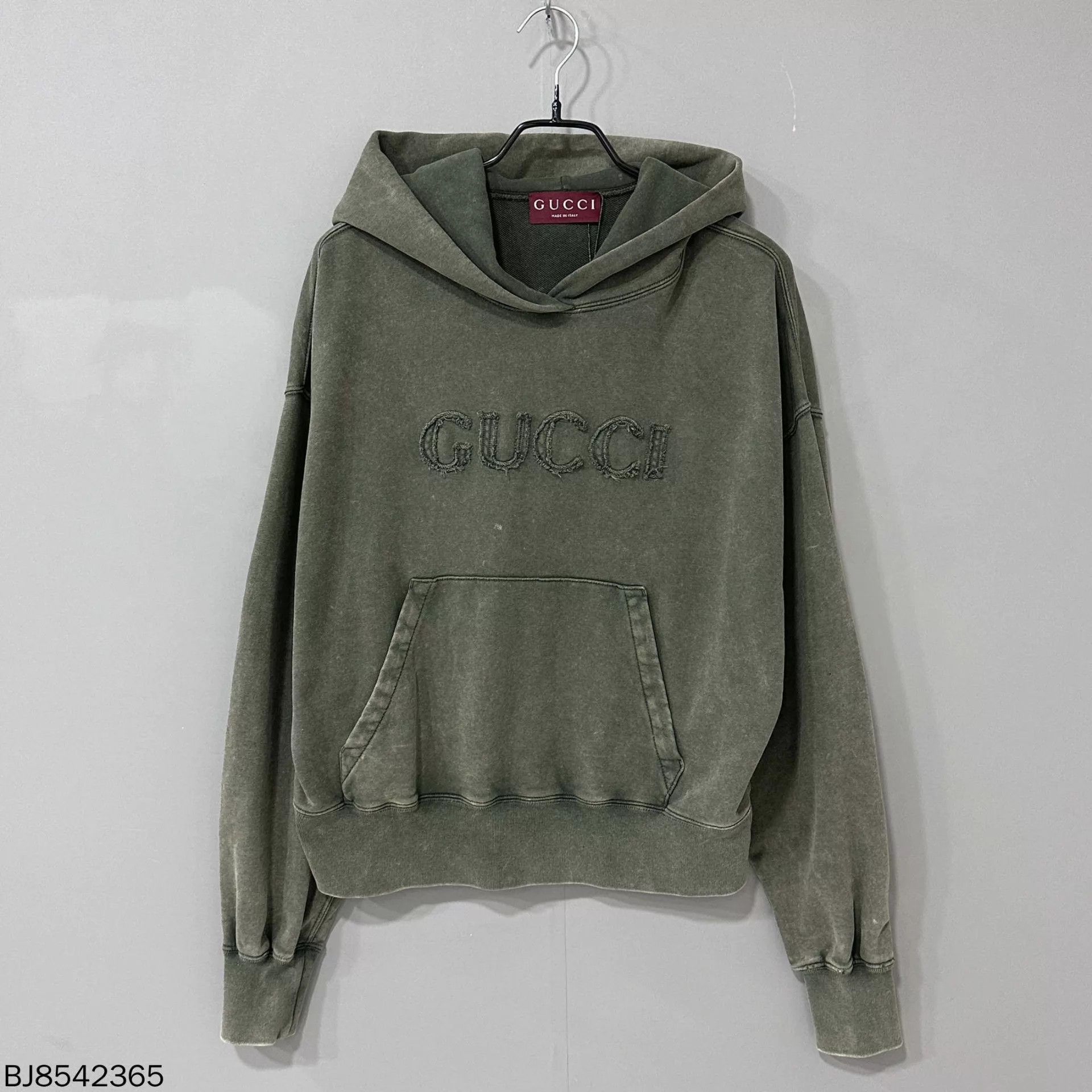 Gucci Green Hoodie with Front Pocket, Size S Size US S / EU 44-46 / 1 - 1 Thumbnail