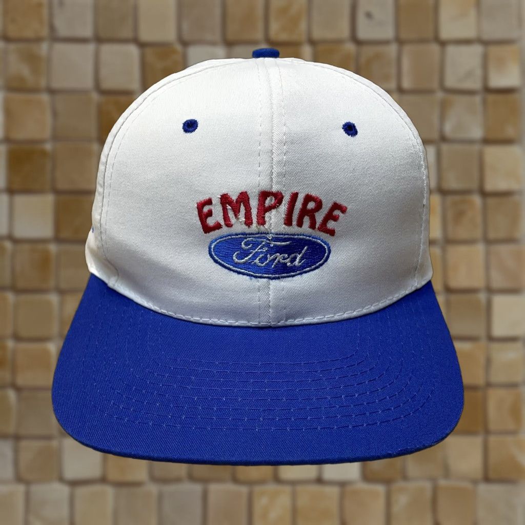 Ford VINTAGE Nissin Ford Truck Snapback Baseball Hat Cap Men One Size White Size ONE SIZE - 1 Thumbnail