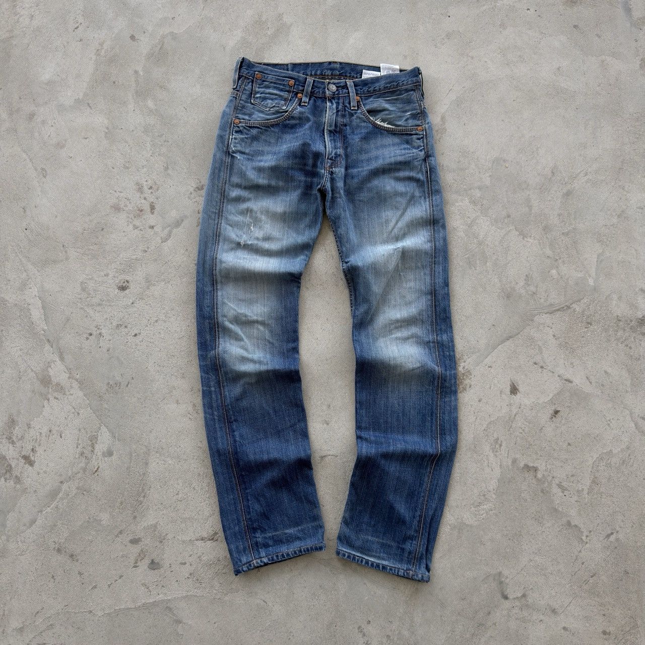Levi's Levi's 505 Vintage Blue Denim Jeans W30 L34 Straight Leg Size US 30 / EU 46 - 2 Thumbnail