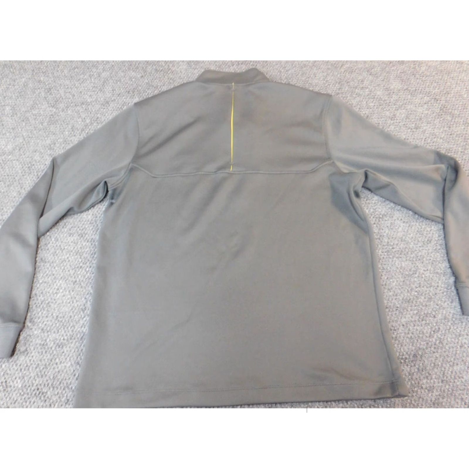 Nike Nike Mens Sweatshirt Golf Dri Fit Gray Pullover Long Sleeve 1/4 Zip Mock Neck L Regular Sport Sports Size US L / EU 52-54 / 3 - 6 Thumbnail