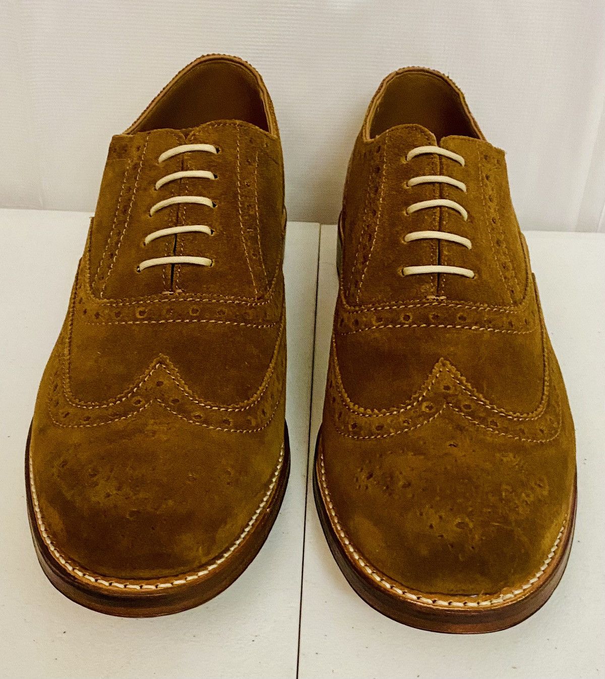 Grenson GRENSON 5033 Stanley Brown Suede Leather Brogue 13 New Size US 13 / EU 46 - 3 Thumbnail
